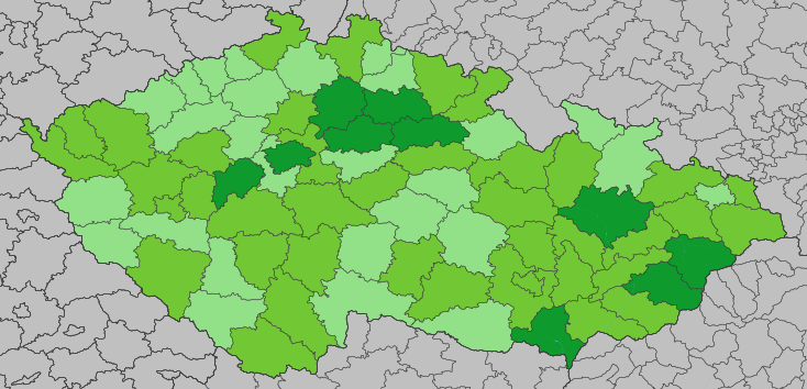 Czechia counties