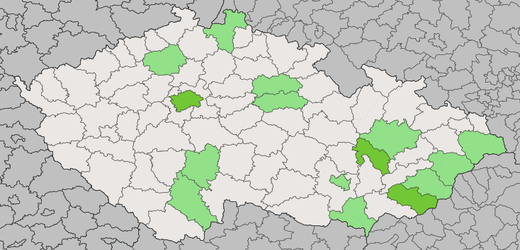 Czechia counties