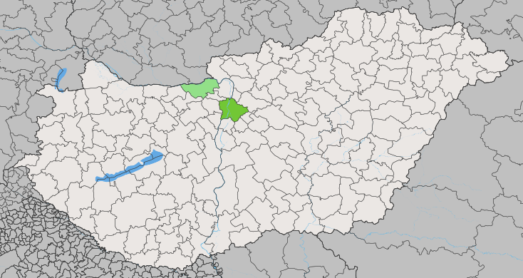 Hungary counties
